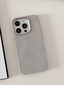 Ultra-Fine Fiber Leather Texture MagSafe Magnetic Phone Case Compatible With Apple 17ProMax/16Promax/15/14/13/12 Series Hard Shell - Grey - View 12