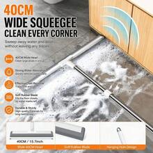 2-In-1 Magic Squeegee Broom With Soft Rubber Blade, Floor Squeegee And Glass Wiper, No-Scratch Pet Hair Removal, Suitable For Tile, Window, Shower, RV And Other Surfaces, Lightweight Home And RV Essential Cleaning Tool, Summer Cleaning Must-Have - Broom Floor Scraper - View 8