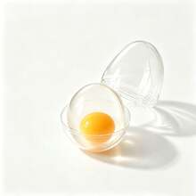 1pc Transparent Egg Stress Relief Toy, Soft Jelly Squeeze Fingertip Toy, Anxiety Relief, Portable Desktop Decompression Toy, Exquisite Relaxation Gift For Adults, Teenagers And Office Workers - Multicolor - View 9