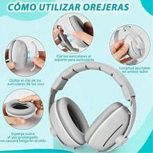 Baby Hearing Protection Earmuffs - Grey - View 5