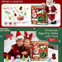 Children's Fun Egg-Shaped Twist Toy, Claw Machine, Mini Version, Doll Twist Machine, Doll Grabber Machine Twist Toy Gift, Birthday Gift, Toy Gift, Suitable For Boys And Girls (Accessory Colors Randomly Sent, Manual Measurement May Have Slight Error) - Multicolor - View 3