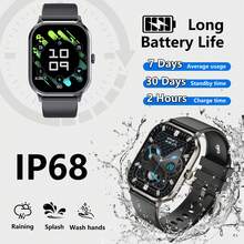 GAWSUG Smartwatch Nirkabel Ultra Tipis Terbaru untuk Wanita dan Pria, Jam Tangan Olahraga dan Kebugaran dengan Pelacak Detak Jantung untuk Android dan iOS - View 2
