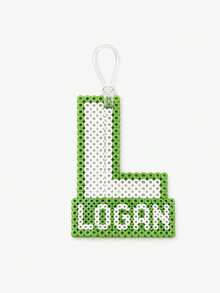 Ayotu Customized Personalized Letter Luggage Tags & Backpack Charms Keychains - Pixel Beads Style Luggage Identification Tags, Fuse Beads Travel Identification Tags, Includes Customized Letters & Lanyards, Pixel Style Art, Pet Identification Tags, Travel Essentials, Travel Storage Bag Accessories, Customizable Luggage/Backpack Decorations, Suitable For Men & Women Travel Use, Great Choice For Graduation Travel Gifts - Multicolor - View 20