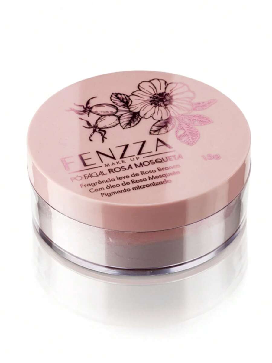 Pó Facial Rosa Mosqueta Ultrafino - Fenzza - Rosa Bebê - Visão 1