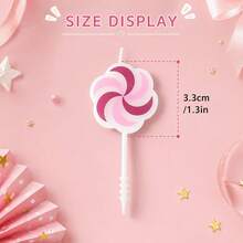 HIBIRTH 5pcs/Set Creative Cartoon Dual-Color Windmill Candles, Cake Decorations For Birthday, Anniversary, Party Celebration - View 5