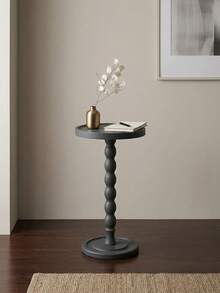 Ins Style Vintage Wooden Small Round Table Creative Tanghulu Bubble Leg Sofa Side Table Mini Coffee Table Bedroom Nightstand Small Apartment Living Room Corner Table Multi-Functional Storage Stand - Multicolor - View 9