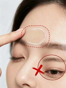 48/24/6pcs Self-Adhesive Forehead Patches, Elastic Silicone Patches, Suitable For Forehead/Full Face, Nighttime Repair Smooth Fine Lines/Brow Wrinkles, Moisturizing Breathable, Invisible Comfortable, Lift Facial, Travel Essential, Acne Patches - A - View 3