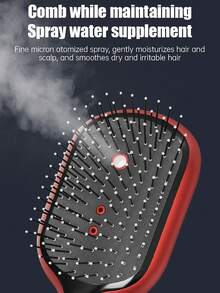 High-Frequency Vibration Mist Massage Comb, Deep Penetration Nourishing Hair Roots, Creating Voluminous And Thick Scalp Care Comb - Multicolor - View 5