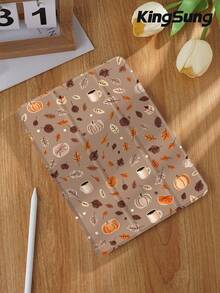 Kingsung Casing Pelindung Tablet Akrilik Motif Daun Musim Gugur & , Slot Pena Terintegrasi, Kompatibel dengan Pad Mini6/Mini7/9.7/10.2/10.9/Pro 11, Pad Air 8(M4)2026(11-Inch), Pad 10 2022(10.9-Inch), Pad 11(A16) 2025(11-Inch) dan Model Lainnya. - MultiWarna - View 2