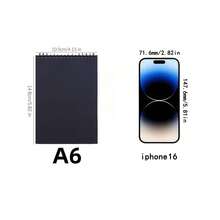 1pc 30-Page Spiral Bound Sketch Paper, Glossy Finish, Acid-Free Art Sketchbook, Suitable For Adults, Beginners And Artists Painting - Black - View 8
