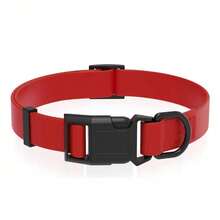1PC PVC Pet Collar, Adjustable Size, Macaron Color Series, Quick Release Buckle, Easy To Clean Rubber Material, Comfortable And Versatile, Anti-Tear, Suitable For Small, Medium, Large Dogs, Daily Wear And Outdoor Adventure - Multicolor - View 11