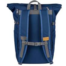 JanSport Hatchet Rolltop Backpack - Navy Unisex Backpacks - Royal Blue - View 3