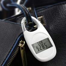 Pedometer 3D Walking Pedometer, Mini Counter, Portable Sports Step Counter With Carabiner Clip, Distance Tracking, Calorie Count, And Activity Time, Suitable For Sports Step Counting, For Men Women - Off-white - View 8