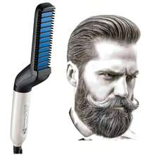 Chapinha Modeladora Prancha Alisadora Cabelo Barba Masculino Bivolt - Alisador de Barba e Cabelo - Visão 10