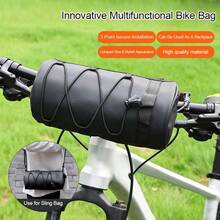1pc Car Accessories Electric Bicycle Hanging Storage Bag, Multi-Functional Universal Installation Storage Pouch, Small Items Big Use, Portable Storage, Black/Pink Two Colors Available - A - View 2