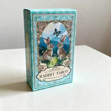 78-Card Rabbit Tarot Deck, Cute Animal Tarot Cards For Beginners, Fortune Telling & Divination Game, Spiritual Guidance Oracle Cards, Mystical Rabbit Tarot Set, Unique Illustrated Deck For Adults, Gift For Tarot Lovers - Multicolor - View 2