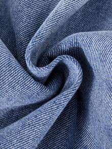 Celana Jeans Denim Kasual Model Lurus, Cocok Untuk Anak Laki-Laki, Gaya Jalanan - Biru - View 8