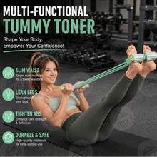 Home Fitness Set, Includes 8-Figure Posture Corrector, Yoga Resistance Bands And Foot Pedal Strength Rope, Suitable For Full Body Shaping And Stretching Exercises, Ideal Gift For Mother, Wife, Girlfriend And Fitness Beginners - Multicolor - View 9