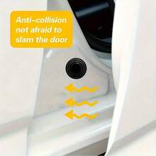 10pcs Car Door Anti-Collision Silicone Pad Shock Absorbing Gasket Anti-Shock Protection Sound Insulation Silent Cushioning Sticker Accessories - Protect Your Vehicle From Bumps And Scratches! - A - View 2