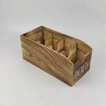 Caja de almacenamiento de condimentos de cocina con 4 compartimentos