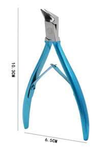 Professional Stainless Steel Ingrown Toenail Nipper. Sharp Precise Cutting Edge Easily Trims Thick, Ingrown Nails. Durable Metal Construction, Ergonomic Curved Handle Design, Practical Salon & Home Nail Care Tool For Fingernails And Toenails. - Multi-color - View 14