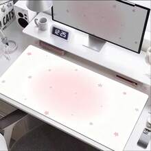 Leather Desk Pad Protector FULL Screen Star Gradient Y2K Gilr Mouse Pad Office Desk Mat Waterproof Non-Slip PU Desk Blotter Pad - View 1