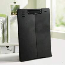 1pc A4 Loose-Leaf Storage Clipboard, Multi-Functional Loose-Leaf Folder, Vertical Writing Pad, Durable Paper Classification Clip, Suitable For Students Organizing Test Papers, Office Meeting Notes, Back To School Season, Christmas, Thanksgiving Stationery Storage Supplies - Single Piece - View 3