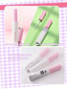 3件/包 (15ml) 假睫毛膠，強力、防水、抗汗，假睫毛工具，適合日常與旅行使用，小巧便攜 - 白色 - 查看 8
