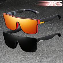 WSZ 2PCS New Fashion Retro Sport Glasses With Multiple Colors To Choose From For Men's And Women's Eyeglass Suitable For Wearing In Multiple Scenarios - 2PCSF766-3 - View 9