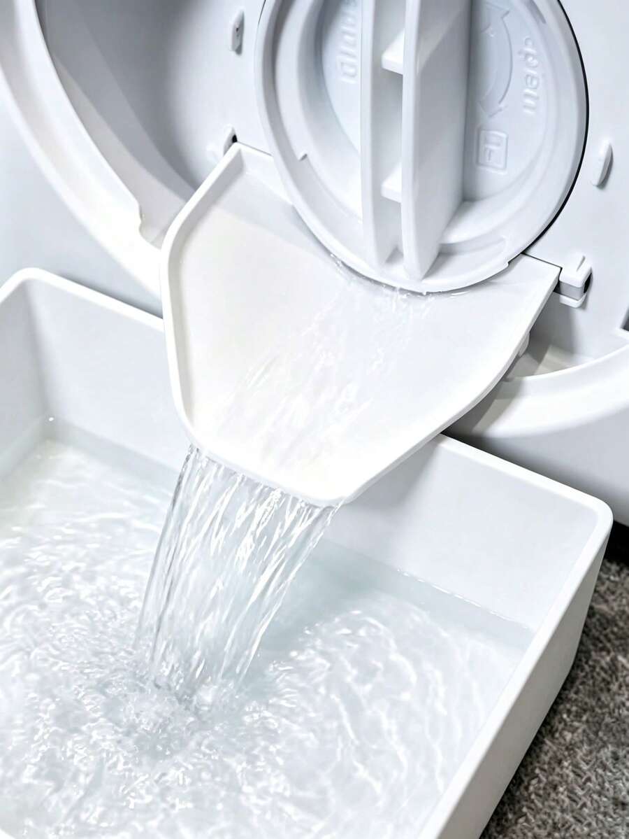 1pc Washing Machine Drain Tray, Laundry Room Essential Floor Protection Pan, Prevents Water Overflow, Durable Home Storage Solution, Laundry Area Cleaning Accessory