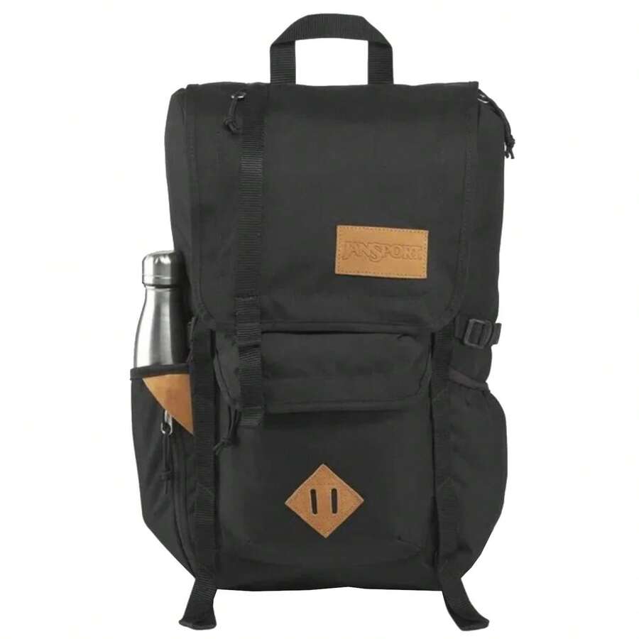 JanSport Hatchet Backpack - Black Unisex Backpacks - Black - View 1