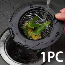 1/2pcs Kitchen Sink Drain Filter Strainer, Universal Anti-Clogging Sink Filter Basket, Kitchen Hardware Tool, Kitchen Small Accessory, Filtration Mesh, Thanksgiving Camping RV Home Indoor Sink Accessory - Model B - View 13