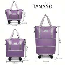 Rolling Travel Bags - Royal Blue - View 8