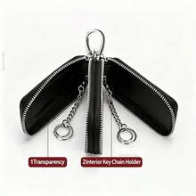 Double Layered Enlarged Capacity26 Letter Key Bag Men's PUkeystorage Bag Keychain Keychain,A Gift Full Of Love,Fun Gift,Men's Gift,Gift For Loved Ones - Multicolor - View 4