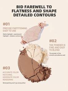 FOREVER KEY Contour Liquid Features Oil Control, Moisturizing And Non-Sticky Texture With 24-Hour Long-Lasting Makeup Effect. Portable For Travel, It Is Favored By Y2K And Gen Z, An Ideal Gift For Birthdays And Mother's Day. - 01 - View 4