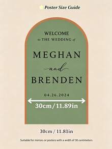 Customizable Wedding Mirror Decals With Personalized Date And Name, White Wedding Stickers, Mirror Selfie Decal, Reception Decor - Multicolor - View 10