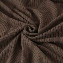 Leaf Stripe Elastic Couch Covers For Sectional, Washable Jacquard Fabric, Geometric Pattern Design, Easy Installation, Suitable For Home Decor, Suitable For 1-4 Person Seating Sofas In The Living Room For Protection - Coffee Brown - View 12