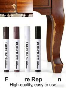 Low Odor Furniture Repair Paint Pen, Suitable For Wood And Metal, Multi-Color Scratch Repair Set, Meets Various Scenario Needs, Suitable For Repairing Scratches On Cabinets And Door Panels - A - View 2