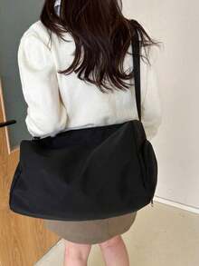 Sports Yoga Backpack, Large Capacity, Lightweight, Short-Trip Storage, Dry-Wet Separation Travel Bag, Waterproof - Black - View 4
