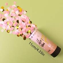 1pc/4pcs/Set Happy New Year Paper Confetti Firework Cone New Year's Eve Atmosphere Props Confetti Sprayer Small Firecrackers Ribbon - Multicolor - View 8