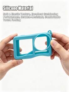 1‑Pack Full‑Cover Silicone Protective Sleeve Compatible With DJI Action5 Pro And Action4 Action Cameras. It Fits Snugly Around The Camera Body, Offering Reliable Scratch‑Resistant Protection Against Surface Scuffs And Daily Wear. - View 4