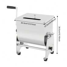 Manual Meat Mixer Capacity Stainless Steel Hand Crank Meat Mixer - 22LBS - View 8
