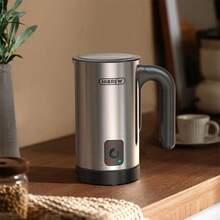 HiBREW M3A خفاقة حليب متعددة الوظائف 300 مل جسم من الفولاذ المقاوم للصدأ سهلة التنظيف تشغيل بسيط سهلة الاستخدام التحكم في درجة الحرارة حماية من الاحتراق الجاف وظيفة الإيقاف التلقائي كوب وقاعدة قابلة للفصل للاستخدام السهل - قابس اتحاد أوروبي نوع F (220 إلى 240 فولت) - مشاهدة 1