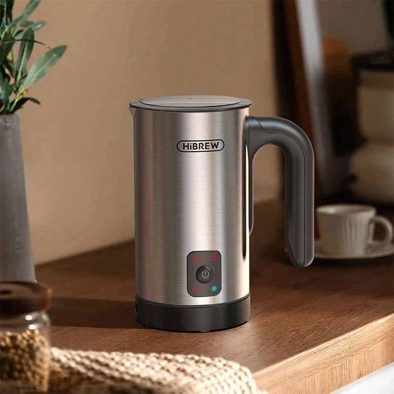 HiBREW M3A خفاقة حليب متعددة الوظائف 300 مل جسم من الفولاذ المقاوم للصدأ سهلة التنظيف تشغيل بسيط سهلة الاستخدام التحكم في درجة الحرارة حماية من الاحتراق الجاف وظيفة الإيقاف التلقائي كوب وقاعدة قابلة للفصل للاستخدام السهل - قابس اتحاد أوروبي نوع F (220 إلى 240 فولت) - مشاهدة 1