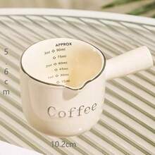 1 buah/2 buah Cangkir Espresso 90ML dengan Pegangan, Cangkir Espresso Keramik, Bibir Cangkir Berbentuk V, Gelas Ukur Kopi dan Wadah Susu, Cocok untuk Membuat Espresso dan Membuih Susu, Pilihan Ideal untuk Pecinta Espresso - MultiWarna - View 7