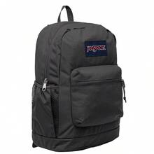 JanSport Cross Town Plus Backpack - Grey Unisex Backpacks - Grey - View 2