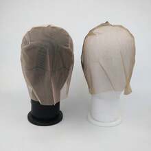 Full Lace Wig Caps For Making Wigs With Adjustable Straps Transparent Lace Color Glueless Weaving Cap Wig Base For Ventilating - View 3