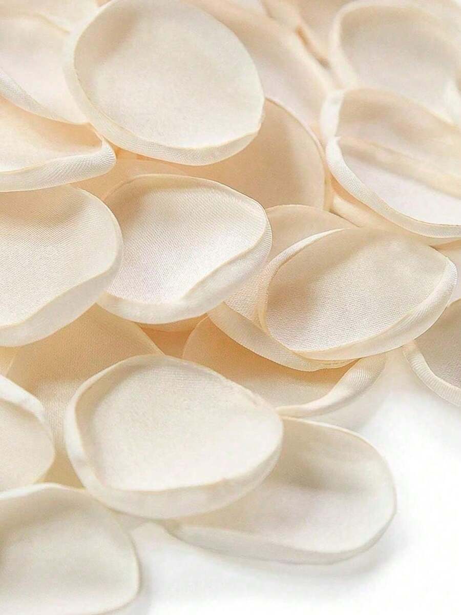 50/800PCS Silk Rose Petals - Champagne Artificial Rose Petals For Wedding Decor, Aisle Scatter, Proposal Basket, Bridal Shower, Table Decor & DIY Crafts (Elegant, Reusable) - Multiple Styles - View 1
