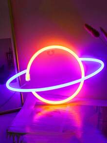 1 đèn neon hình hành tinh, đèn LED biển hiệu dùng nguồn USB hoặc pin, trang trí tường, phù hợp cho phòng ngủ, phòng khách, phòng game, quán bar, trang trí đám cưới, phụ kiện tiệc sinh nhật, quà tặng cho bạn bè - Vỏ trắng-Hành tinh - Xem 9