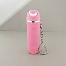 Cute Mini Cup Lipstick Holder Keychain, Cartoon Cup Backpack Charm, Portable Lipstick Protective Case, Suitable For Gifts - Multicolor - View 7